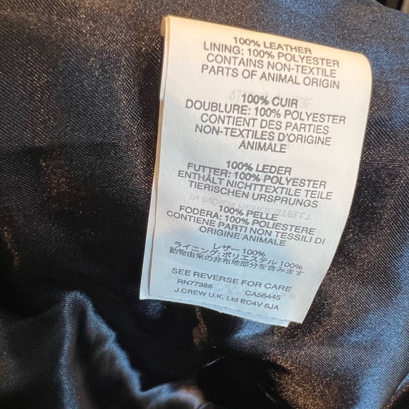 Jcrew collection leather jacket - Picture 4 of 4